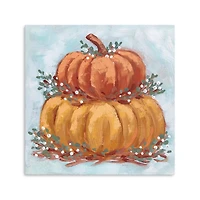 Pumpkin Stack IV Harvest Canvas Art Print
