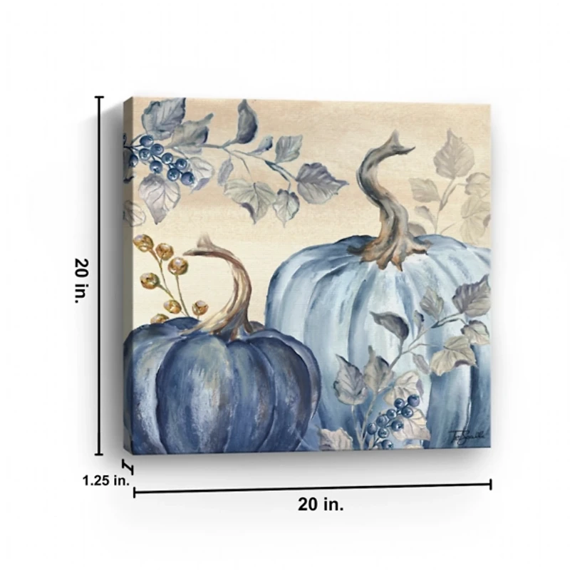 Pumpkin Blues II Harvest Canvas Art Print
