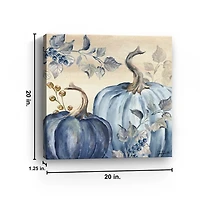 Pumpkin Blues II Harvest Canvas Art Print
