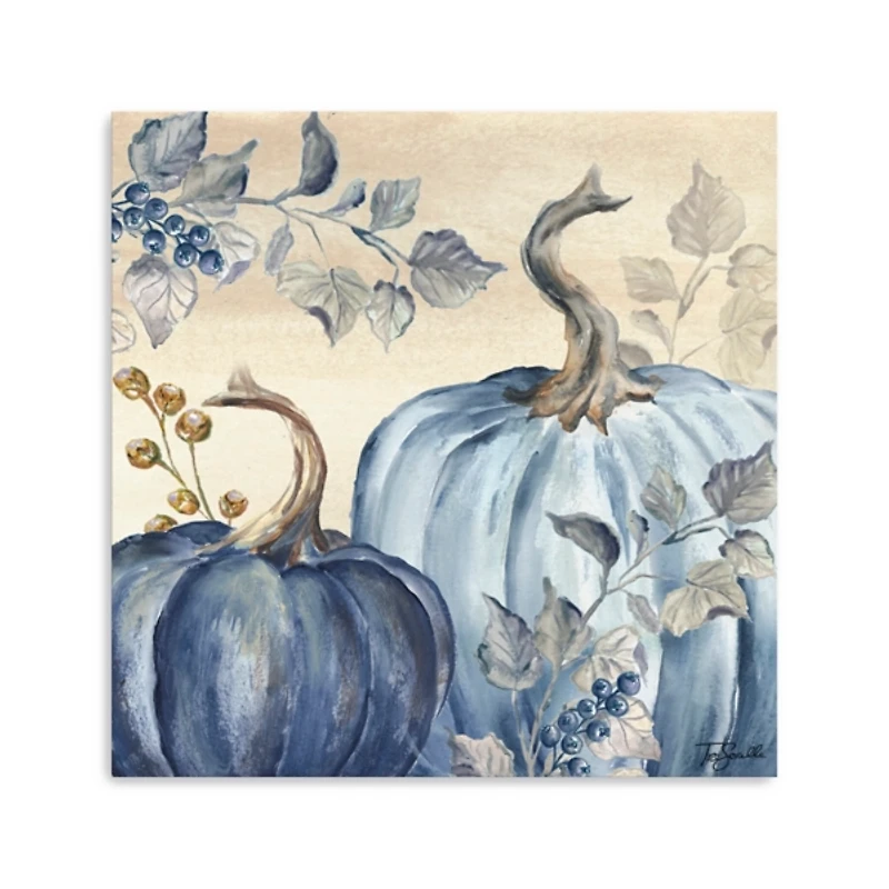 Pumpkin Blues II Harvest Canvas Art Print