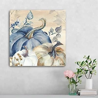 Pumpkin Blues III Harvest Canvas Art Print