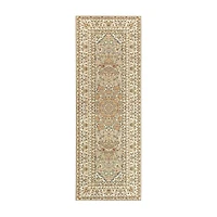 Beige Kenya Washable Runner, 2x7