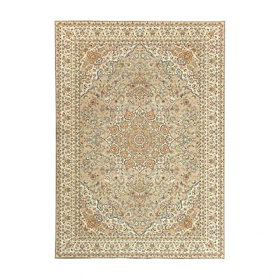 Beige Kenya Washable Area Rug, 5x7
