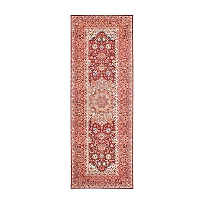 Ruby Kenya Washable Runner, 2x7