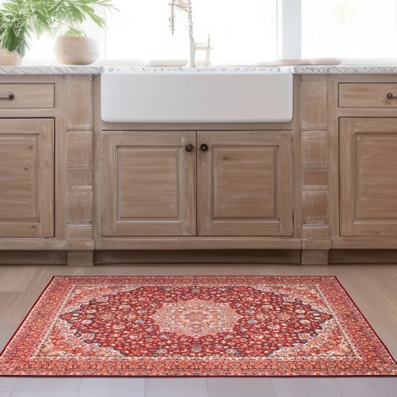 Ruby Kenya Washable Area Rug