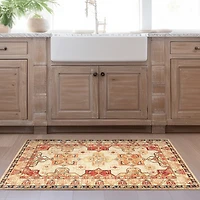 Ottoman Spice Washable Area Rug, 3x5