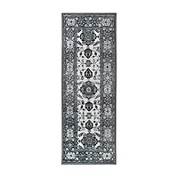 Gray Ramage Washable Runner, 2x7