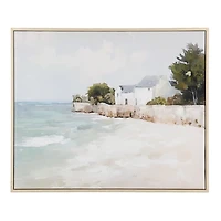 Calm Shores Framed Canvas Art Print