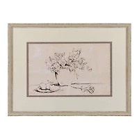 Petals & Pears Still Life Framed Art Print