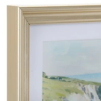 Seaside Blooms Framed Art Print