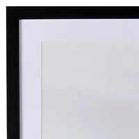 Black & White Serene Surf Framed Art Print