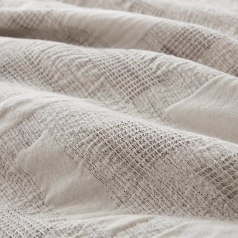 Ink + Ivy Gray Patchwork 3-pc. Queen Comforter Set