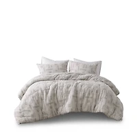Ink + Ivy Gray Patchwork 3-pc. Queen Comforter Set