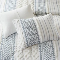 Ink + Ivy Blue Imani 3-pc. Queen Comforter Set
