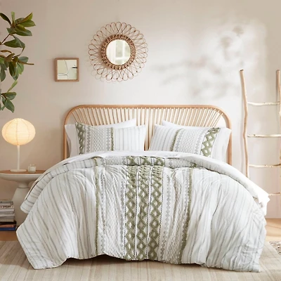 Ink + Ivy Green Imani 3-pc. Queen Comforter Set