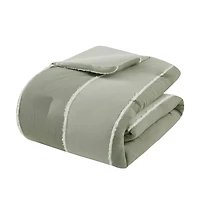 Ink + Ivy Green Shay 3-pc Full/Queen Comforter Set