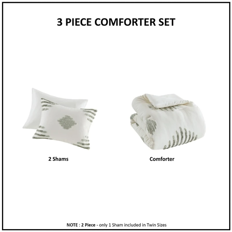 Ink + Ivy Tahli 3-pc. King Comforter Set