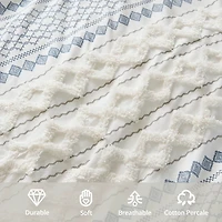 Ink + Ivy Blue Imani 3-pc. Queen Duvet Cover Set