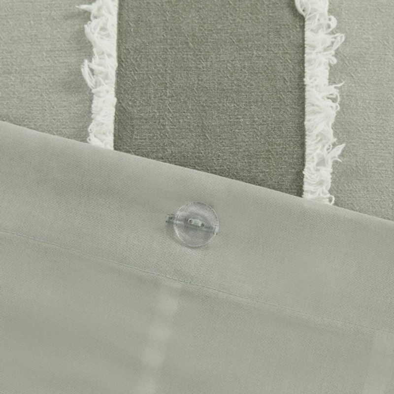 Ink + Ivy Green Shay 3-pc. Queen Duvet Cover Set