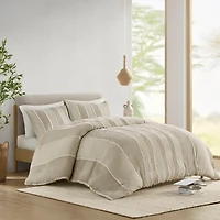 Ink + Ivy Tan Shay 3-pc Full/Queen Duvet Cover Set