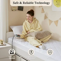 Beautyrest Heated Scotchgard Twin Mattress Pad