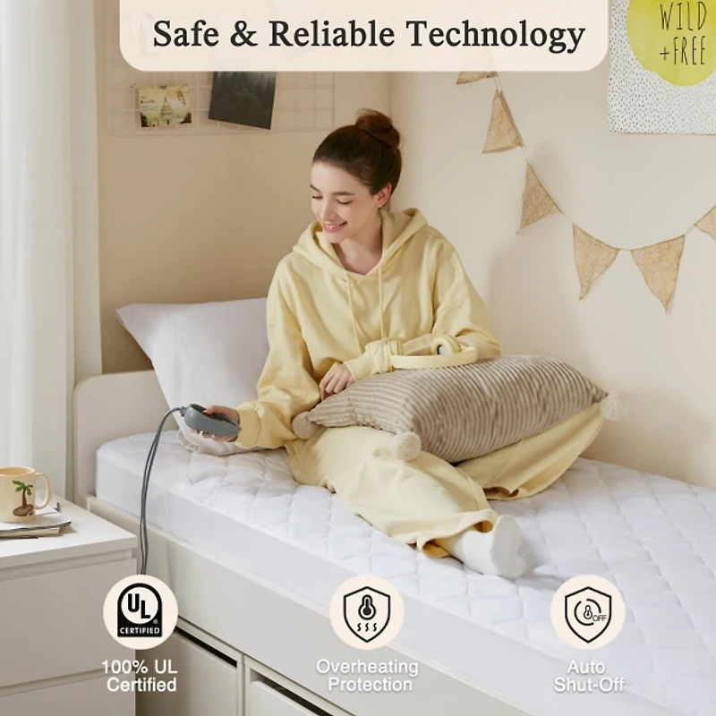 Beautyrest Heated Scotchgard Queen Mattress Pad