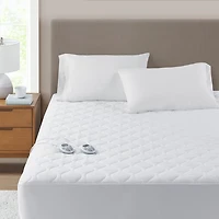 Serta Heated Microfiber Full Mattress Pad