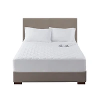 Serta Heated Microfiber Cali King Mattress Pad