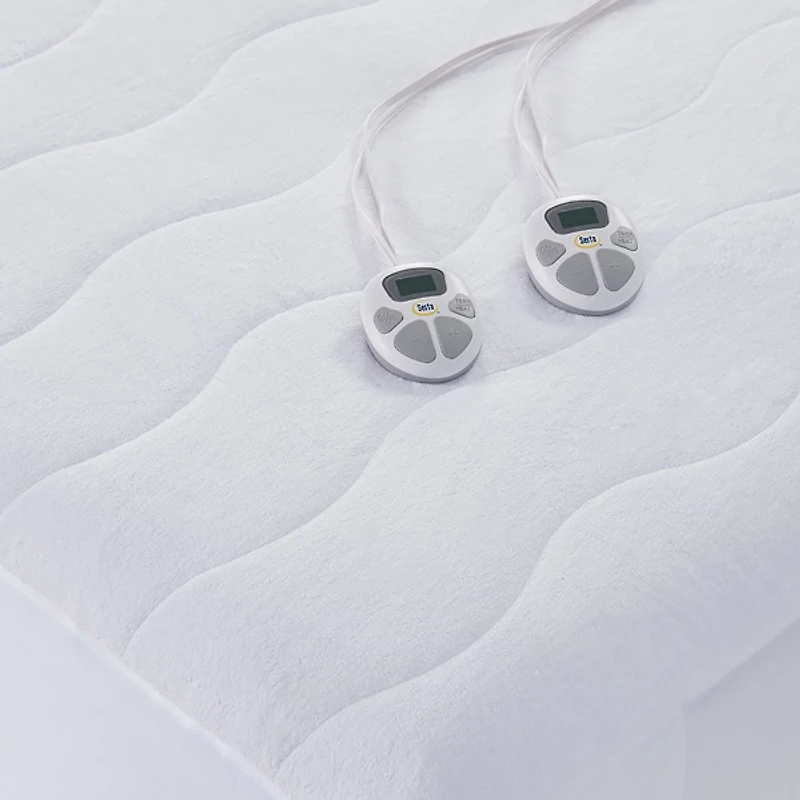 Serta Heated Plush Queen Mattress Pad