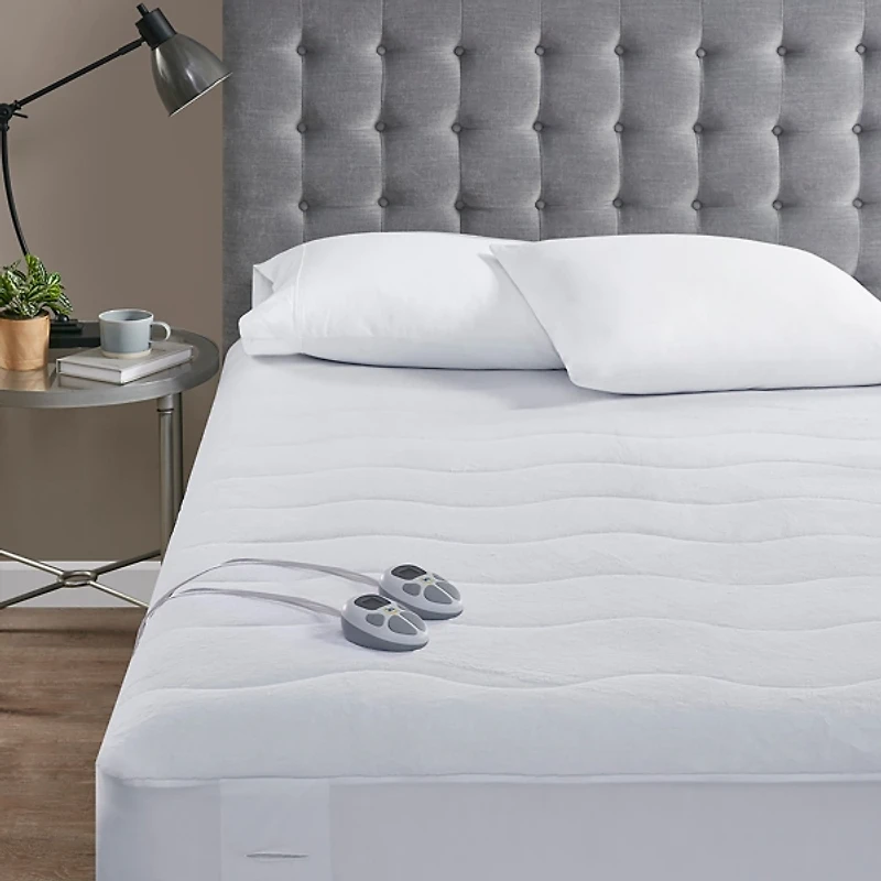 Serta Heated Plush California King Mattress Pad