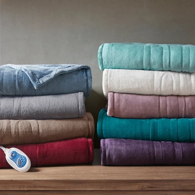 Beautyrest Heated Plush Throw