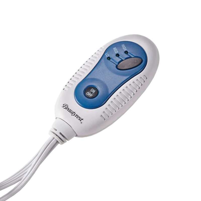 Beautyrest Gray Heated Oversized Faux Fur Throw