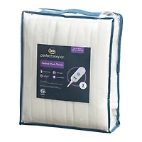 Serta White Heated Sherpa Throw