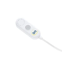 Serta Turquoise Heated Plush Throw