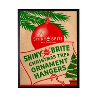 Shiny Brite Ornament Christmas Framed Art Print