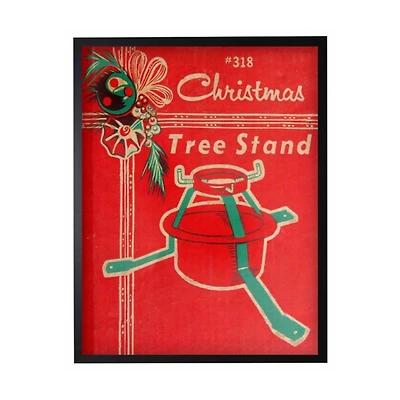 Christmas Tree Stand Framed Art Print