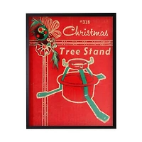 Christmas Tree Stand Framed Art Print