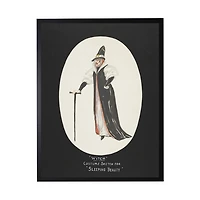 Sleeping Beauty Witch Framed Art Print
