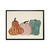 Pumpkins and Gourds Framed Art Print