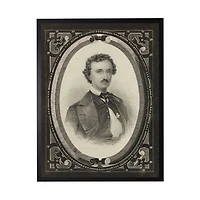 Edgar Allan Poe Portrait Framed Art Print