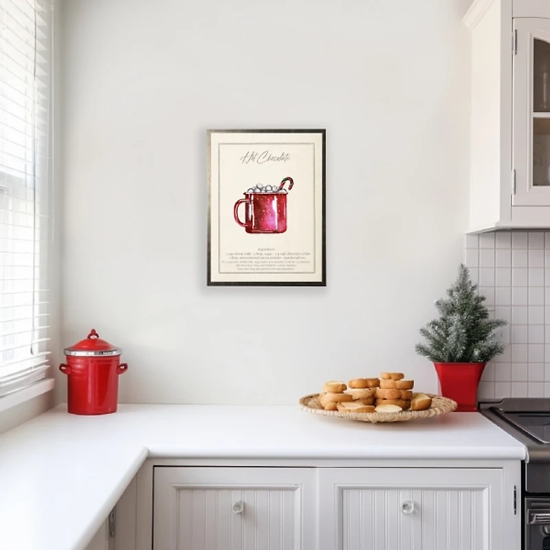 Hot Chocolate Pewter Framed Art Print