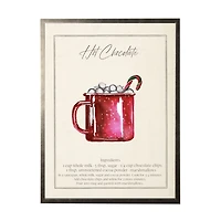 Hot Chocolate Pewter Framed Art Print