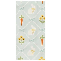 Blue Bunnies & Bows Kitchen Towels, Set of 2