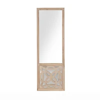 Susanna Natural Wood Panel Wall Mirror