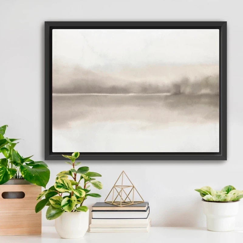 In The Distance Framed Canvas Art Print