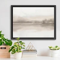 In The Distance Framed Canvas Art Print