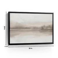 In The Distance Framed Canvas Art Print