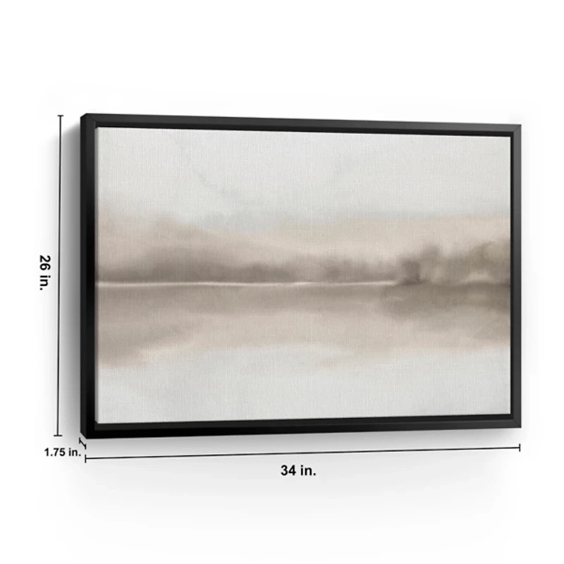 In The Distance Framed Canvas Art Print, 34x26