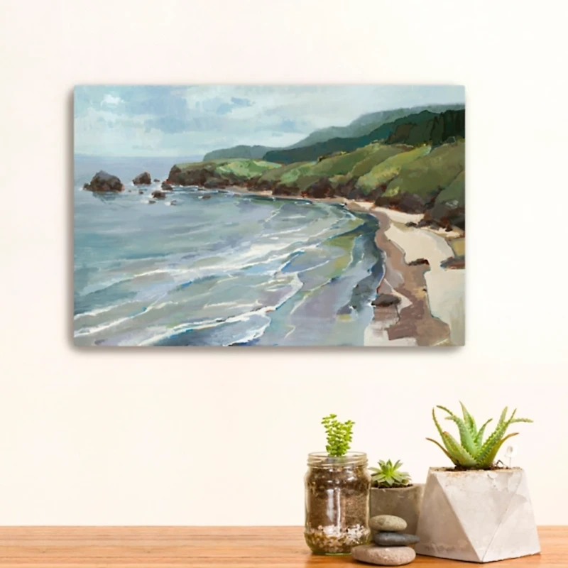 Seaside Cliffs Canvas Art Print
