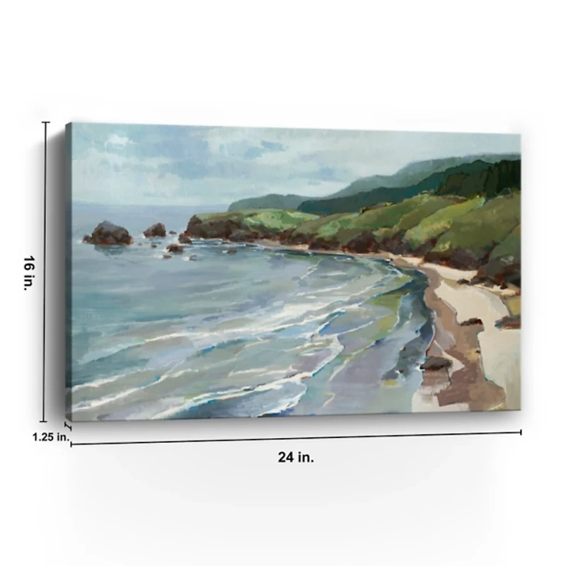 Seaside Cliffs Canvas Art Print